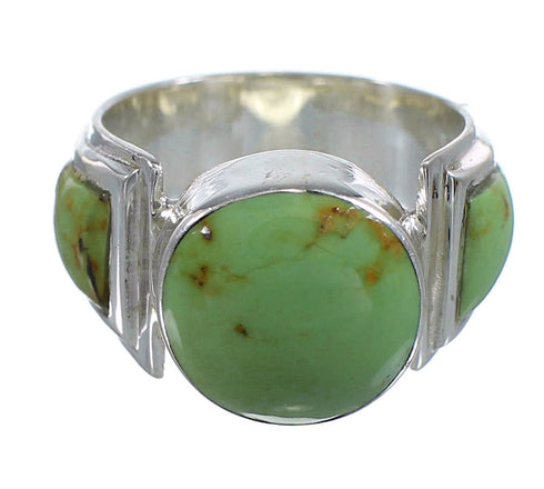 Southwest Sterling Silver And Turquoise Ring Size 5-3/4 RX81081